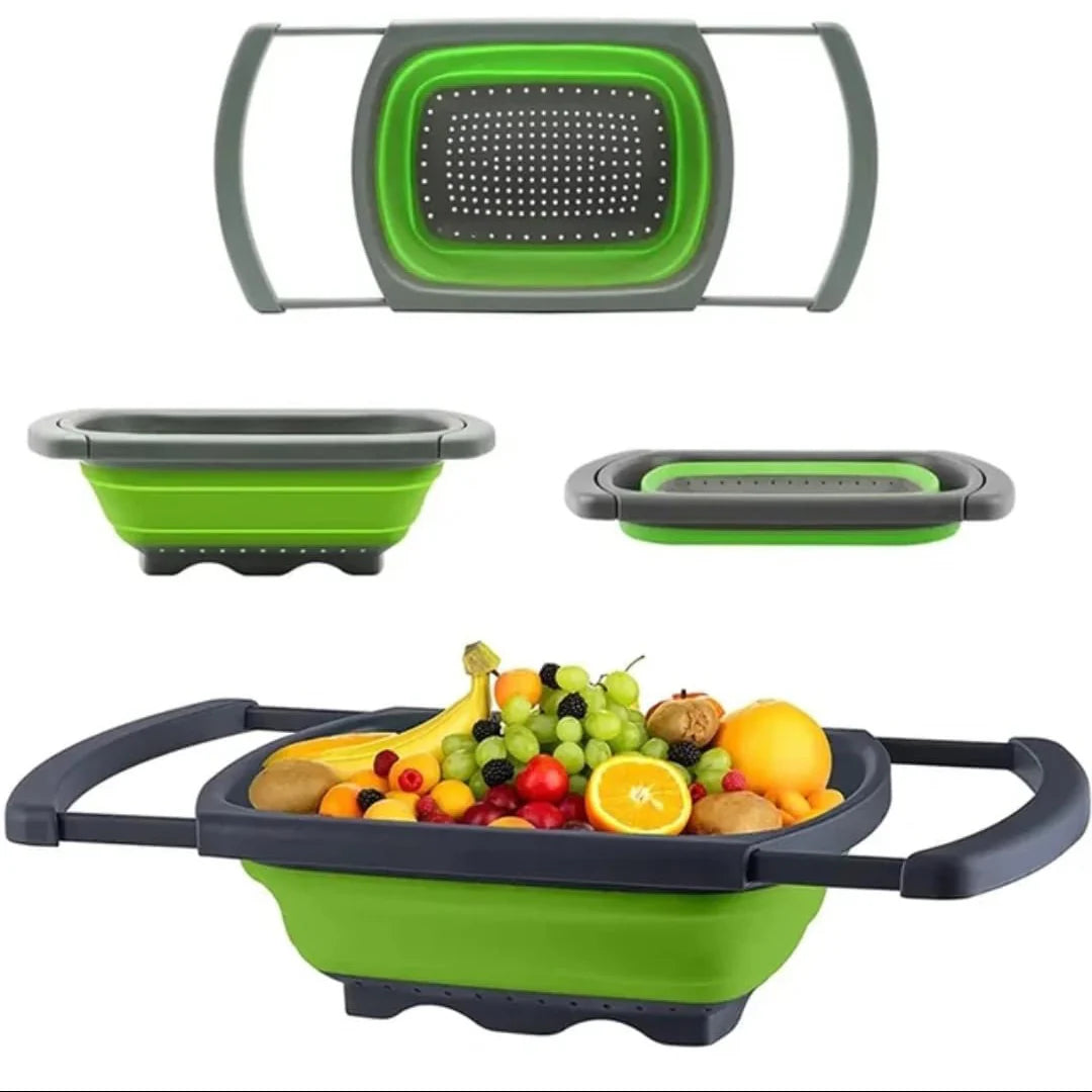 Kitchen Rite 15" Collapsible Colander Basket