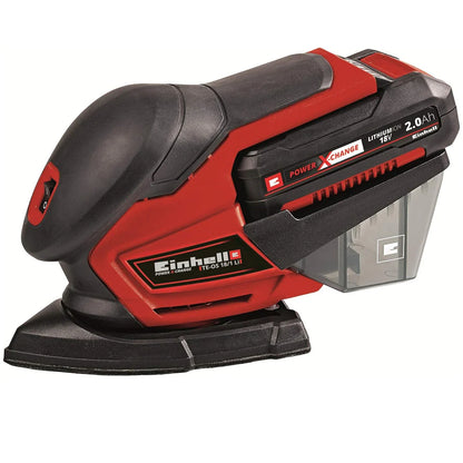 Einhell 18 V Cordless Multi Sander Kit Red - TE OS 18/1 Li Kit