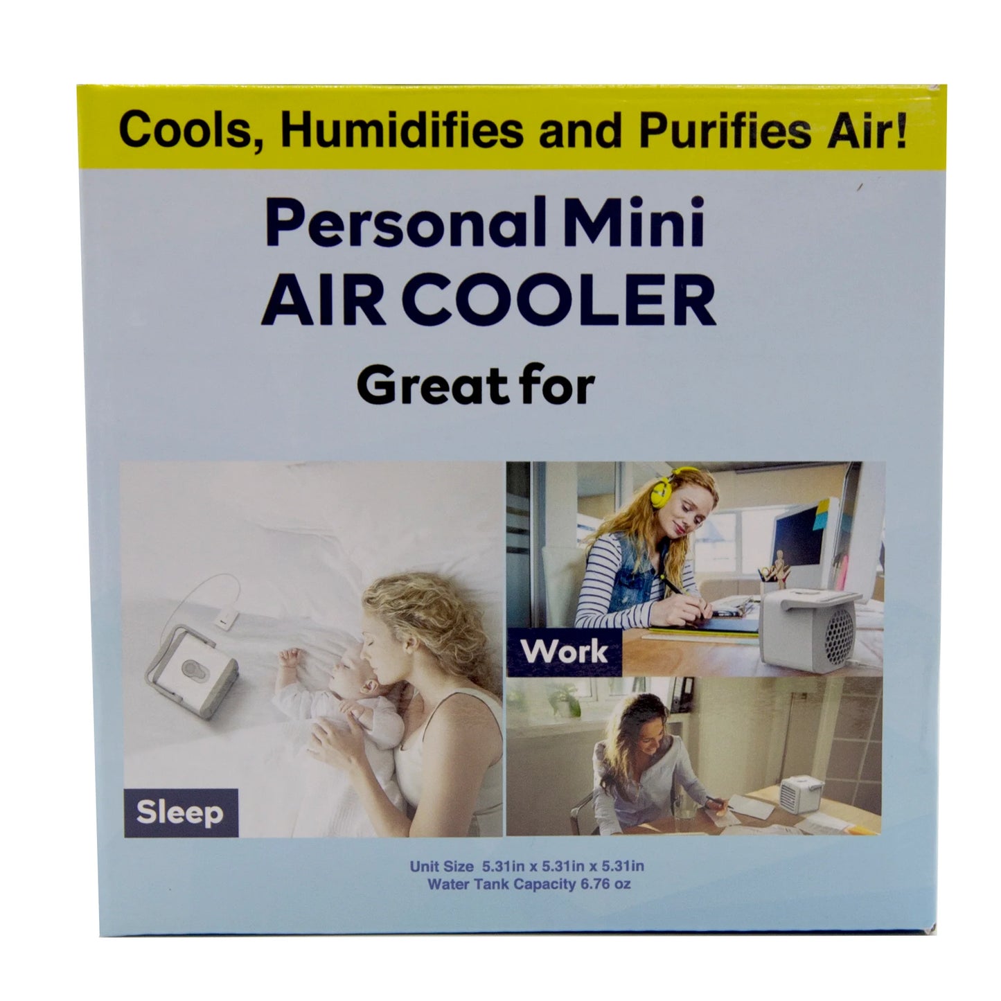 Home Innovations Personal Mini Air Cooler With Handle