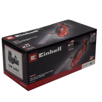 Einhell 18V Cordless Grass Shears Kit 2.0 Ah, Power X Charger