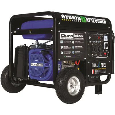 Duromax 12000 Watt Dual Fuel Hybird Generator - Grade A Refurbished