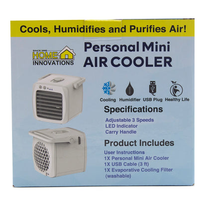 Home Innovations Personal Mini Air Cooler With Handle