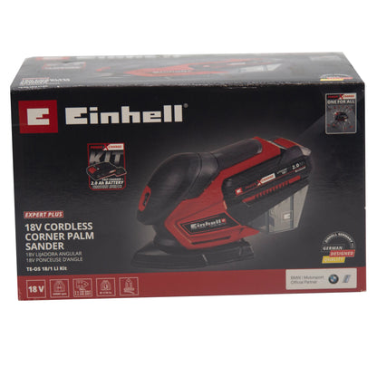 Einhell 18 V Cordless Multi Sander Kit Red - TE OS 18/1 Li Kit