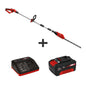 18V Cordless Telescopic Hedge Trimmer Kit 3.0ah Power x Charger