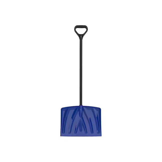 48 in Handle Poly Blade Snow Shovel With Metal Wear Strip