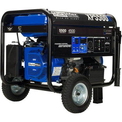 DuroMax 5,500-Watt/4,500-Watt 224cc Electric Start Gas Powered Portable Generator Grade A Refurbished