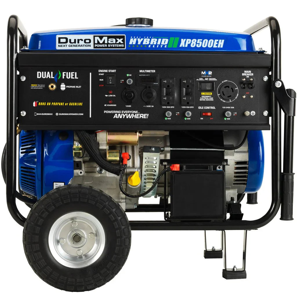 Duro Max 8500 Watt 16 Hp Dual Fuel Portable Generator W/ Electric Start 50-State Grade A Refurbished