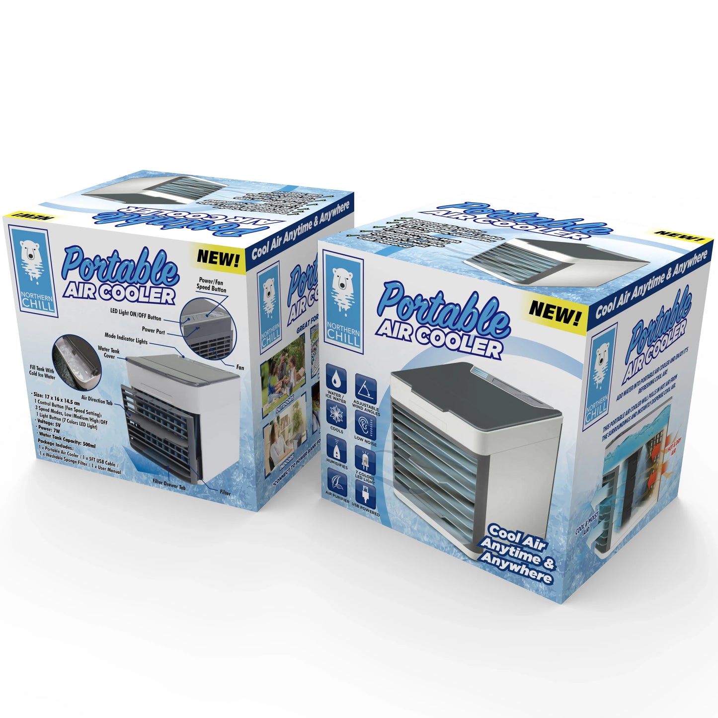 Northern Chill Portable Air Cooler - Cool Air Anytime & Anywhere