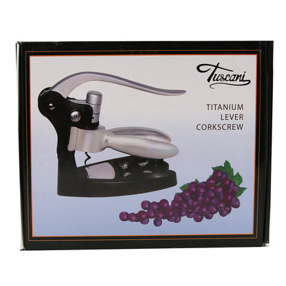 Tuscani Titanium Lever Corkscrew