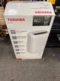 Toshiba air conditioner 8000 Btu portable 90 adys warranty